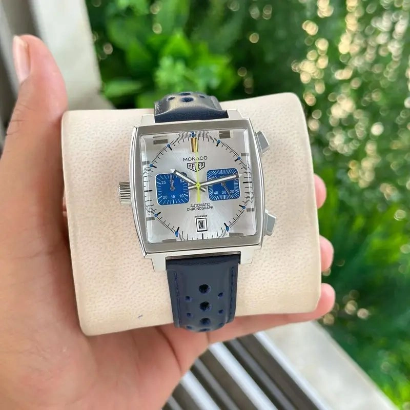 Tag Heuer Monaco Blue & White Chronograph 1