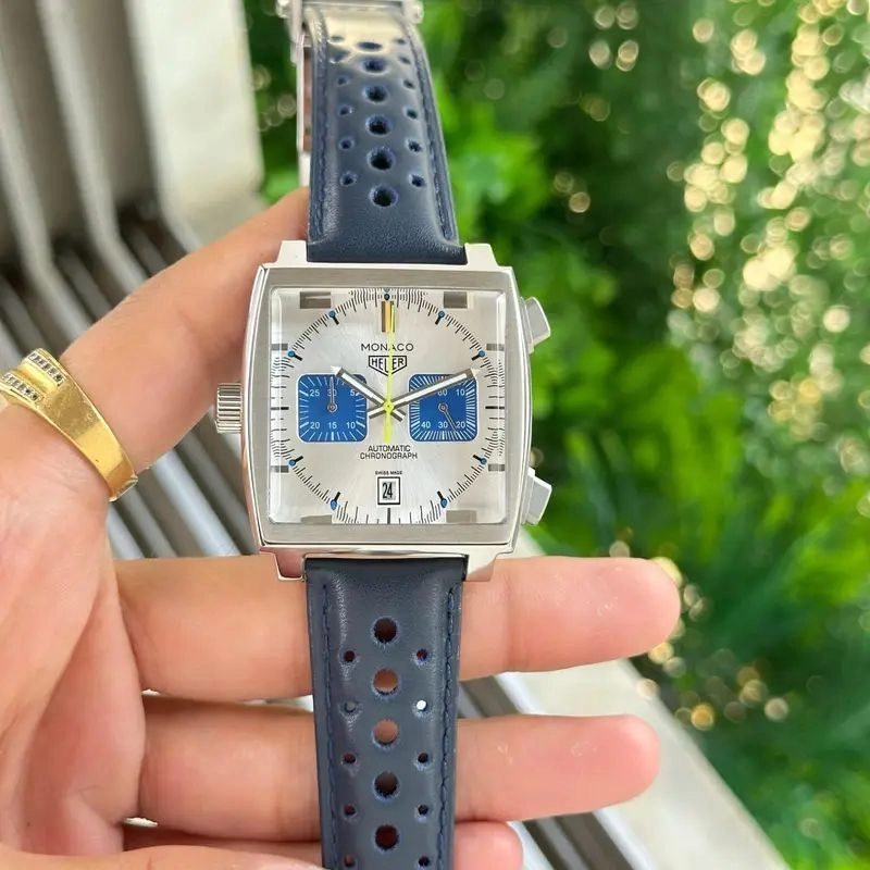 Tag Heuer Monaco Blue & White Chronograph 3