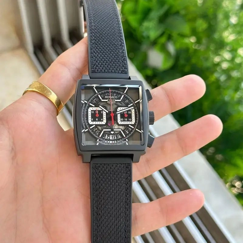 Tag Heuer Monaco Matt Black Chronograph 1