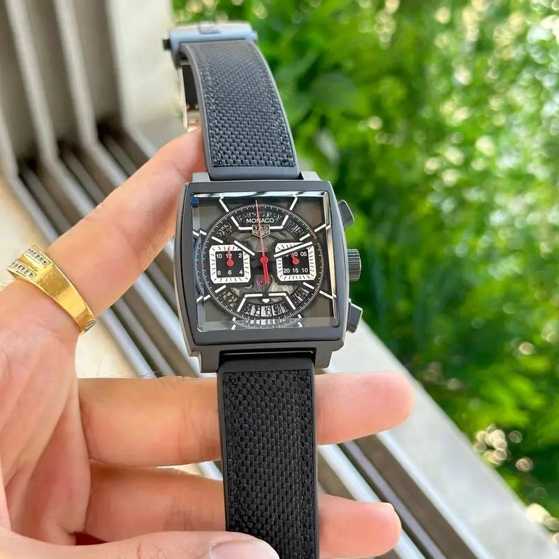 Tag Heuer Monaco Matt Black Chronograph 2