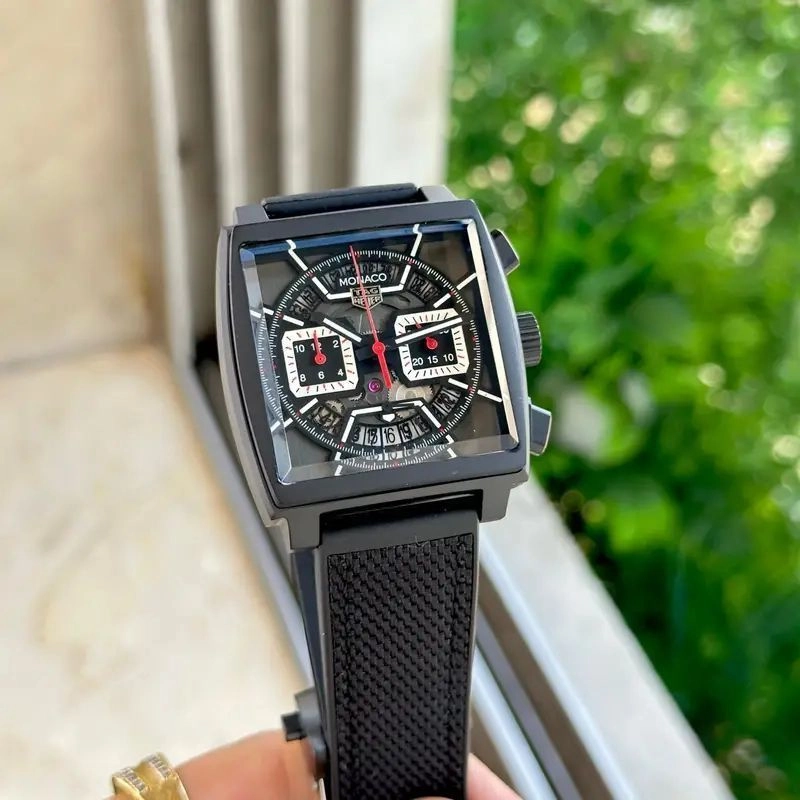 Tag Heuer Monaco Matt Black Chronograph 3