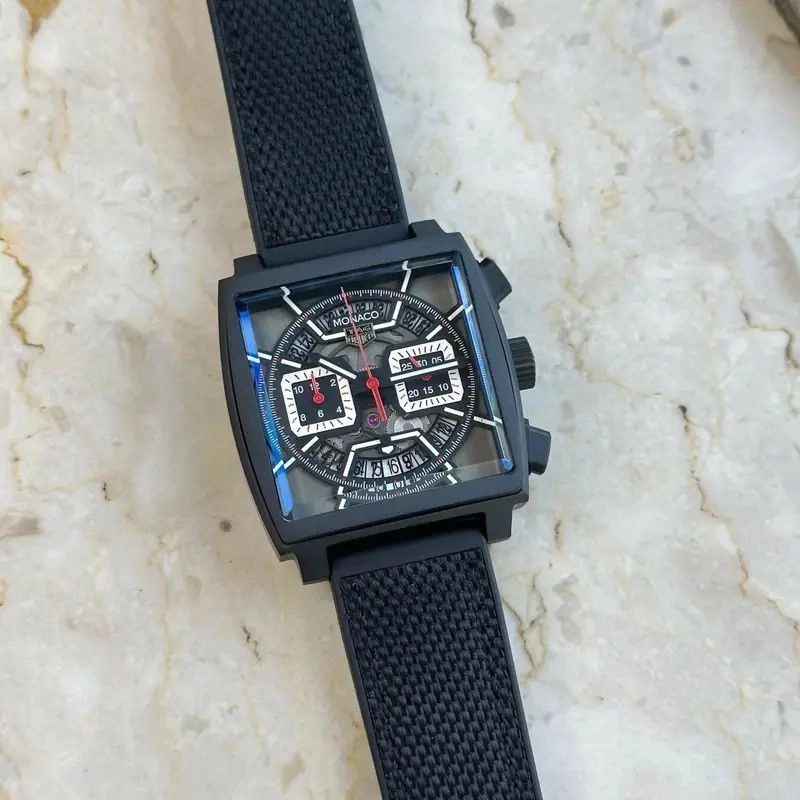 Tag Heuer Monaco Matt Black Chronograph 5