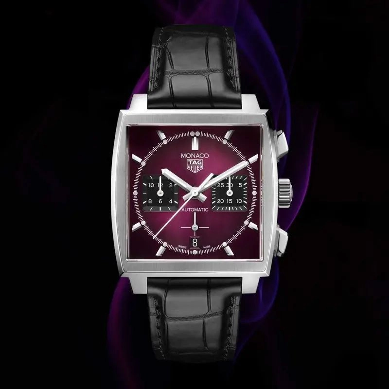 Tag Heuer Monaco Purple Sunray Dial 1