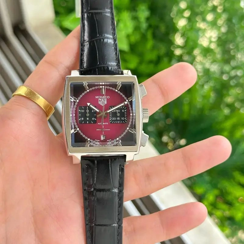 Tag Heuer Monaco Purple Sunray Dial 5