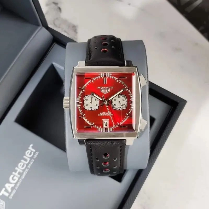 Tag Heuer Monaco Red Chronograph 4