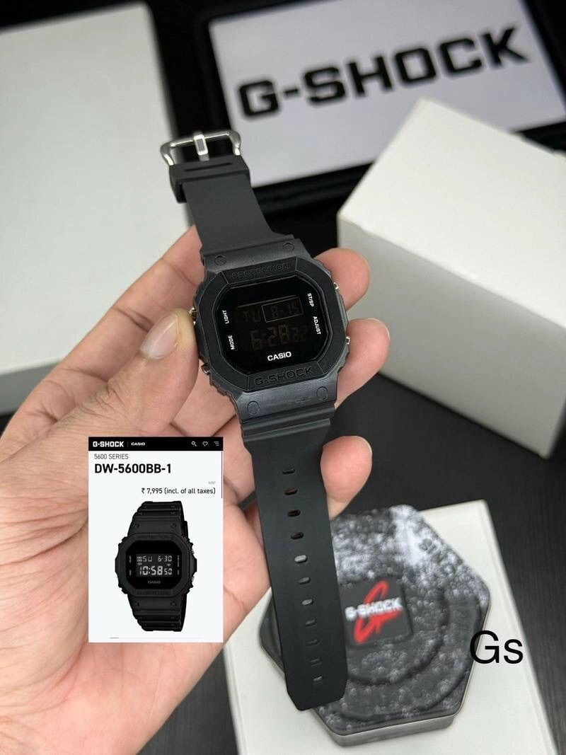 G Shock Casio Black Digital 3