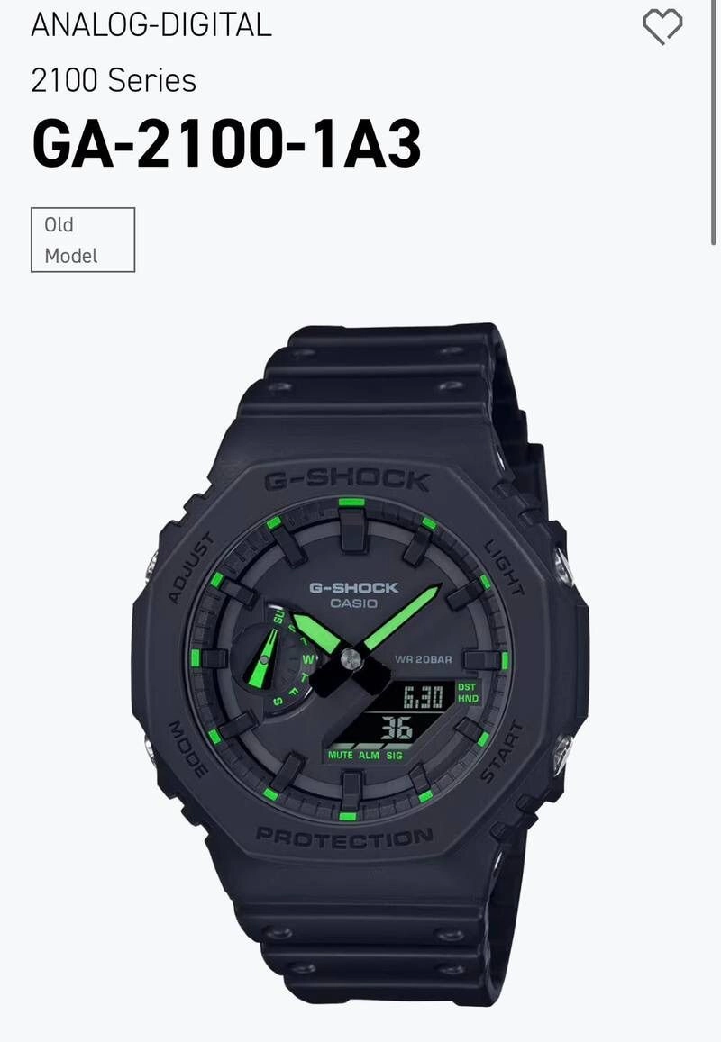 G Shock Casio GA-2100 Black 2