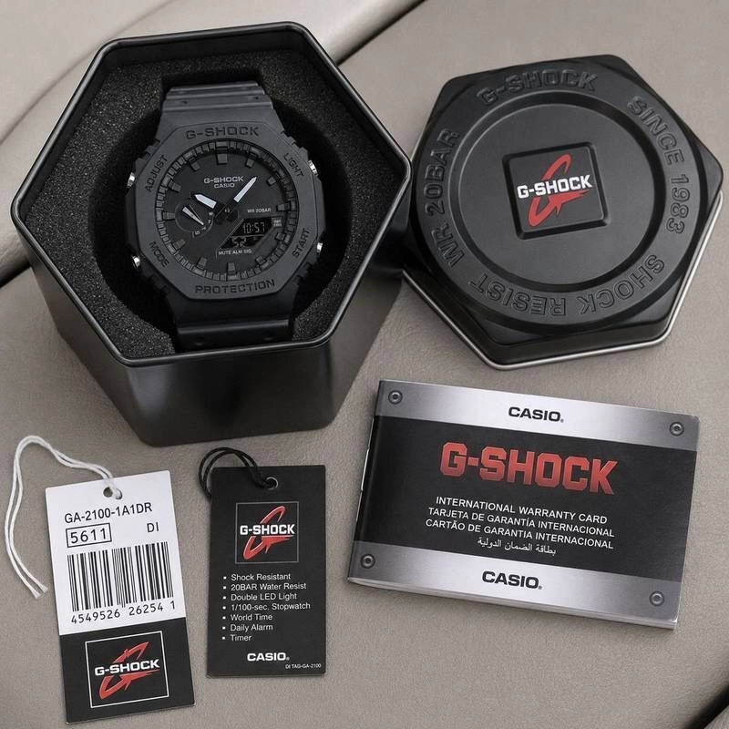 G Shock Casio GA-2100 Black Edition 4