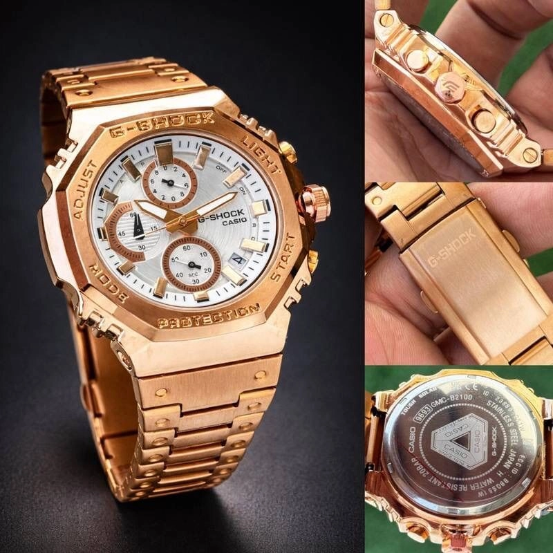 G Shock Casio Ga-2100 Rose Gold 4