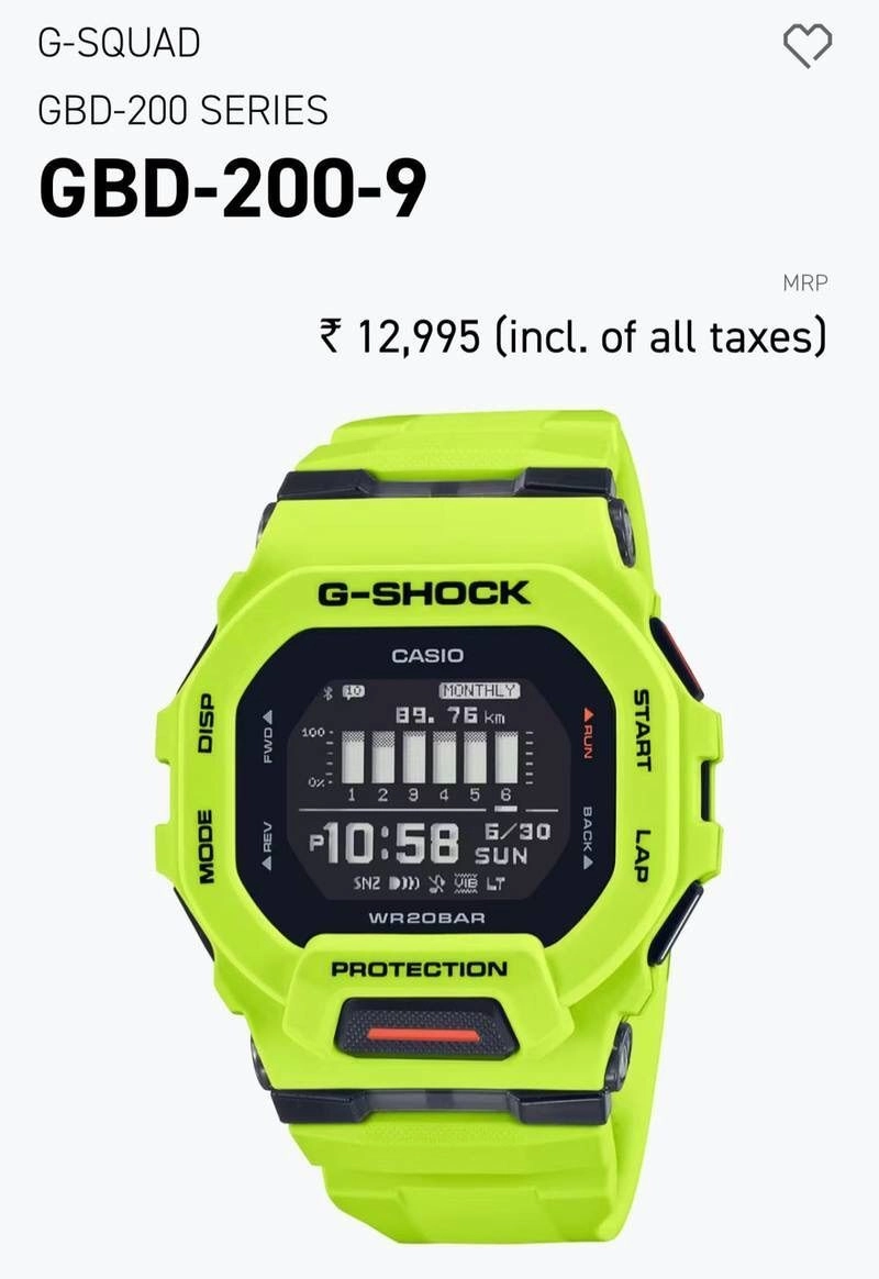 G Shock Casio GBD-200 3
