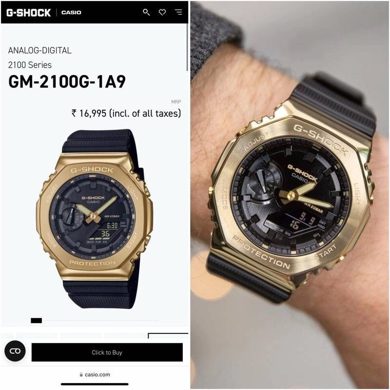 G Shock Casio Gm-2100g-1a9dr 4