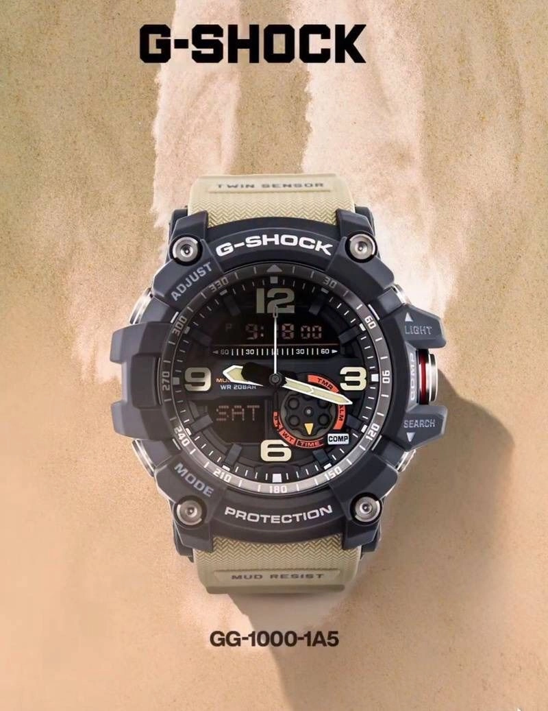 G Shock Casio Mudmaster Analog-Digital 1