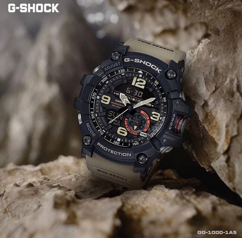 G Shock Casio Mudmaster Analog-Digital 3
