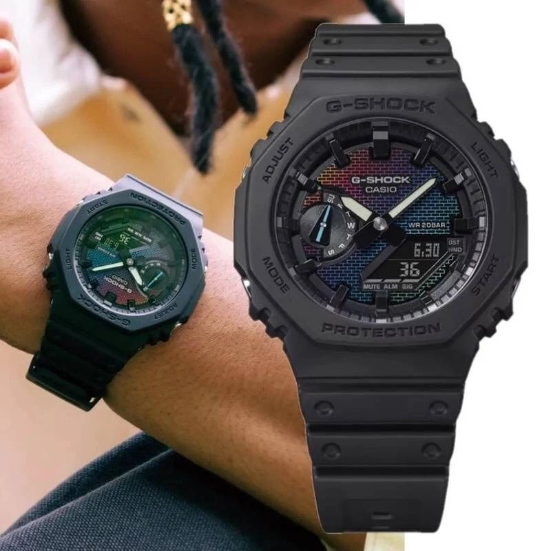 G Shock GA-2100RW-1A Rainbow Edition 4