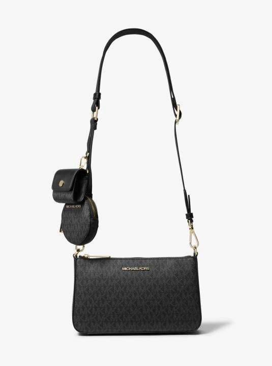 Michael kor Jet Set Charm Small Logo Pochette Bag ( Box Dust Bag) 6742