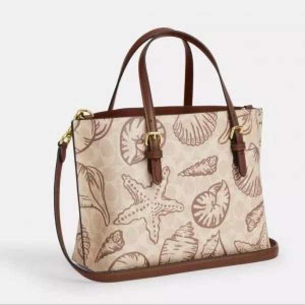 Coac Mollie Tote Bag 25 In Signature Canvas (multi colour) with box 5181 2
