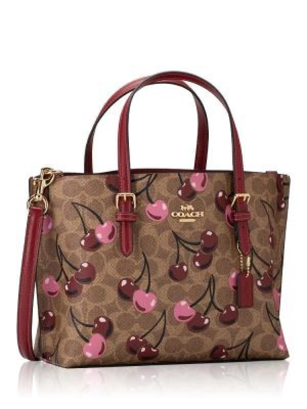 Coac Mollie Tote Bag 25 In Signature Canvas (multi colour) with box 5180 1