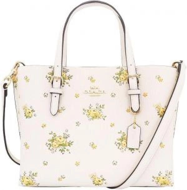 Coac FCAL44 CAL44 Choke Multi Molly Pebble Leather Floral Print Tote with box 5178 1