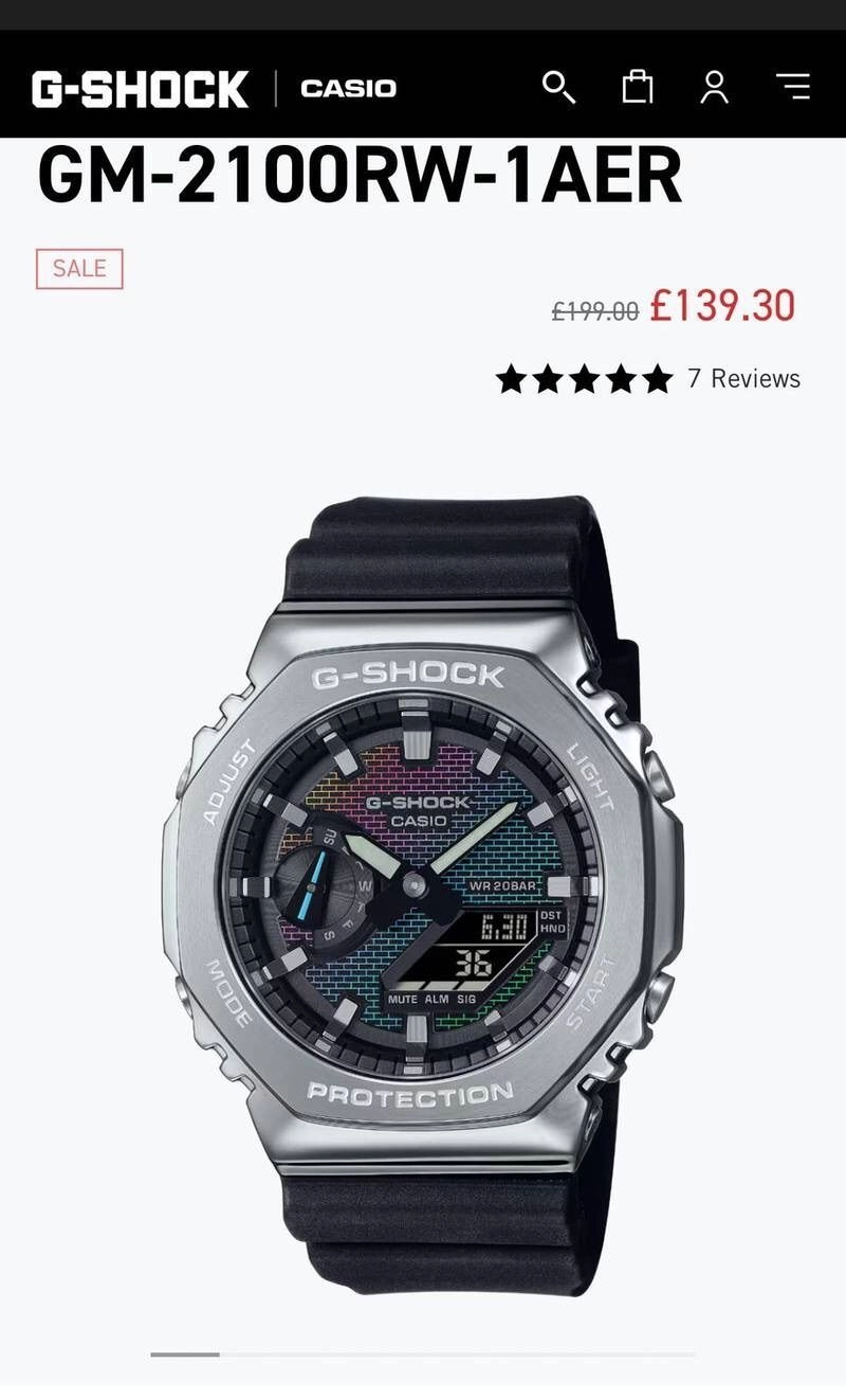 G Shock GM-2110D-2ADR Analog-Digital