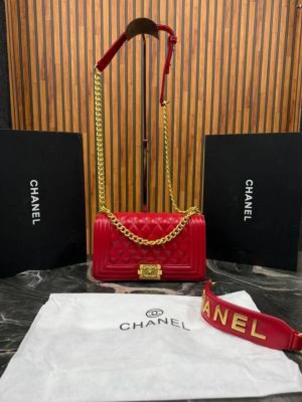Chane Paris Jumbo big size lather QUALITY Inner Branding with box Bill 5070 2