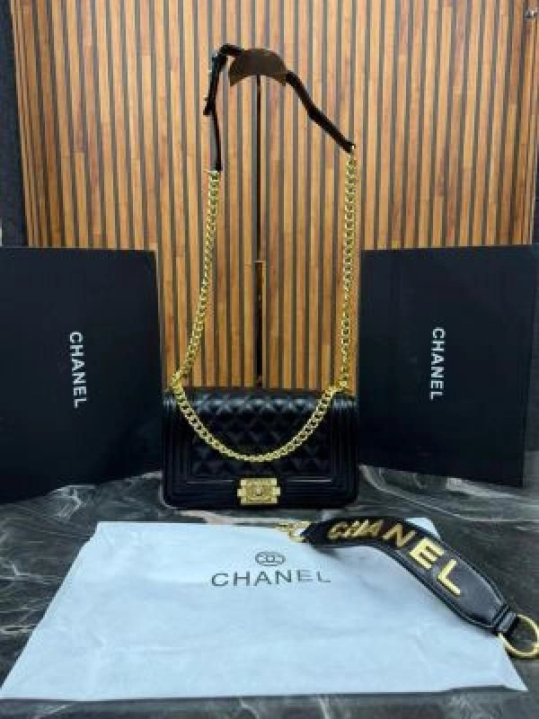 Chane Paris Jumbo big size lather QUALITY Inner Branding with box Bill 5069 2