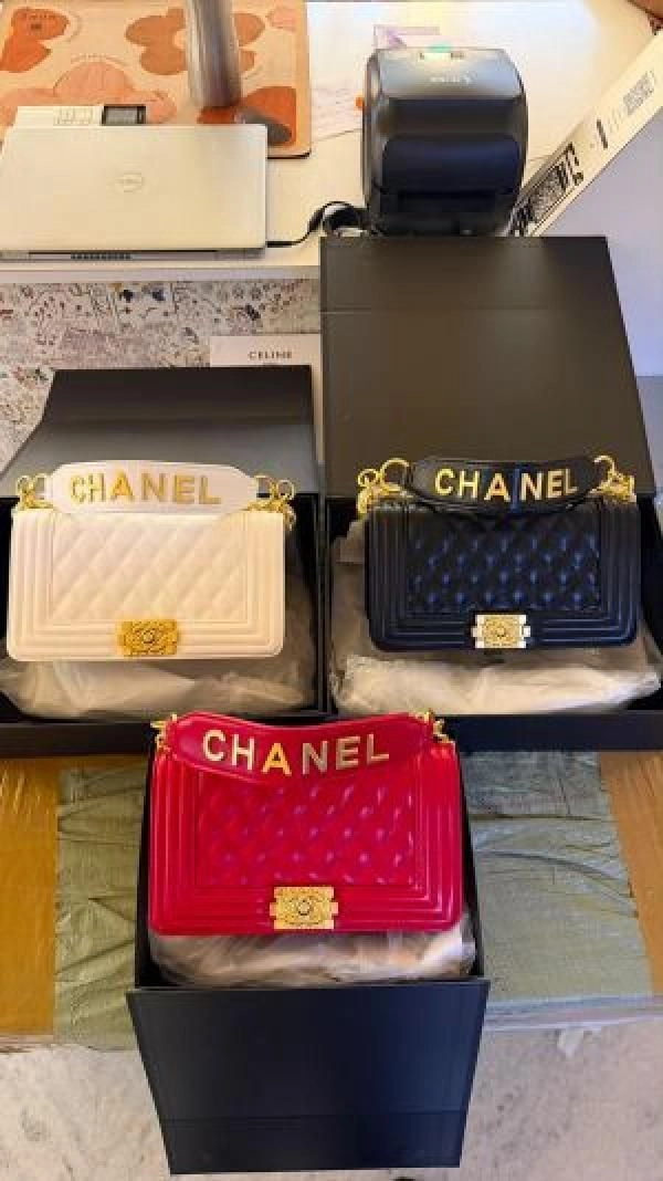 Chane Paris Jumbo big size lather QUALITY Inner Branding with box Bill 5069 3