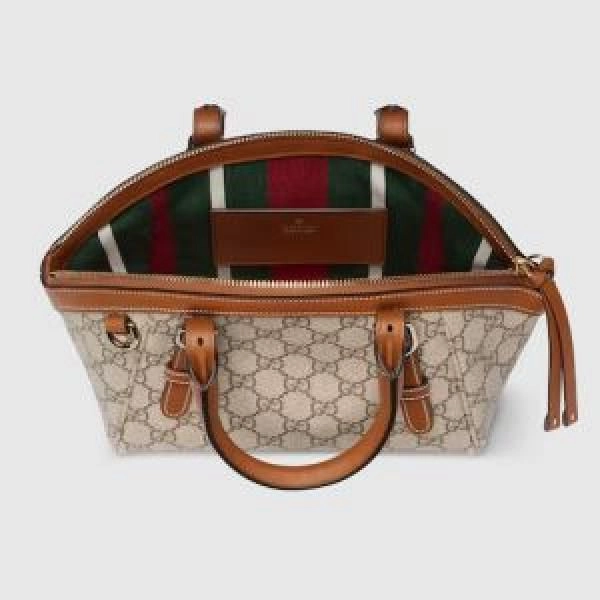 GUCC GG Emblem small top handle bag with box 5123 4