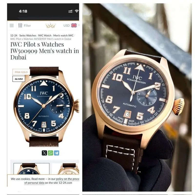 IWC Big Pilot Blue Automatic 3