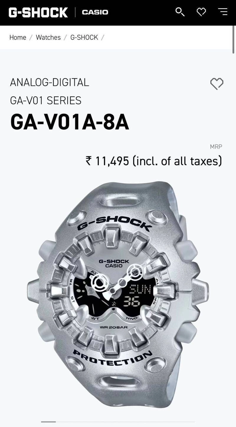 G-Shock Casio Ga-V01-9A 1