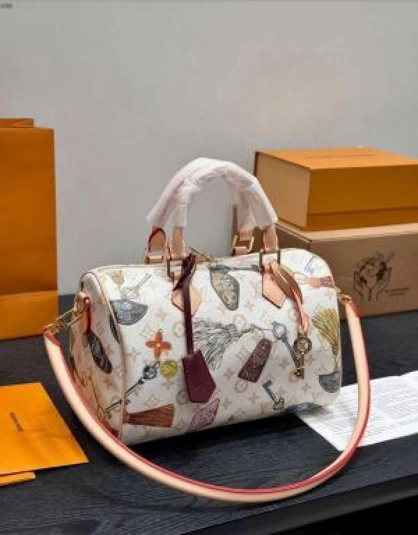 Loui Vuitton lv Speedy Soft 30 Lucky with brand packing 6536 1