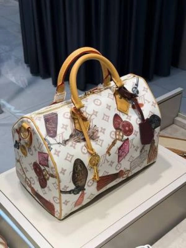 Loui Vuitton lv Speedy Soft 30 Lucky with brand packing 6536 4