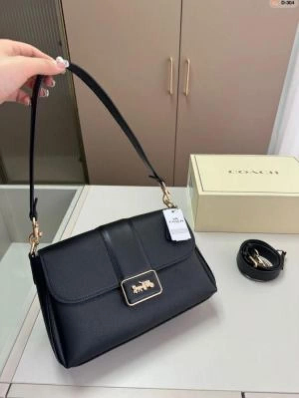 COAC_GRACE TRIPPLE PARTITION_WITH DOUBLE SHOULDER STRAP_INSIDE SWEDE LINING WITH BOX 6529