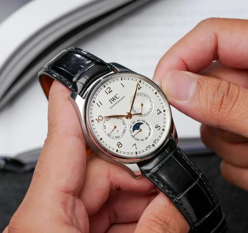 IWC Portugieser Chronograph White Dial 2
