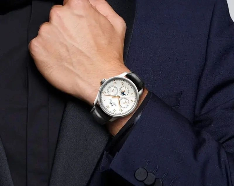 IWC Portugieser Chronograph White Dial 5