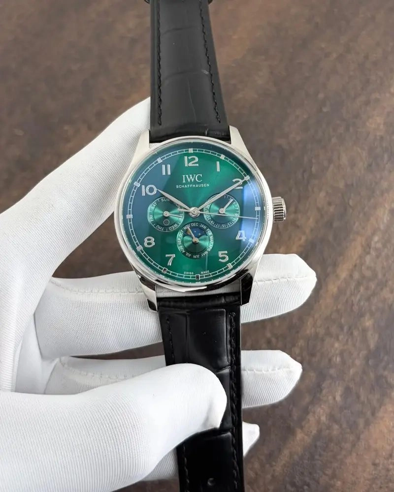 IWC Portugieser Green Dial Automatic Chronograph 1