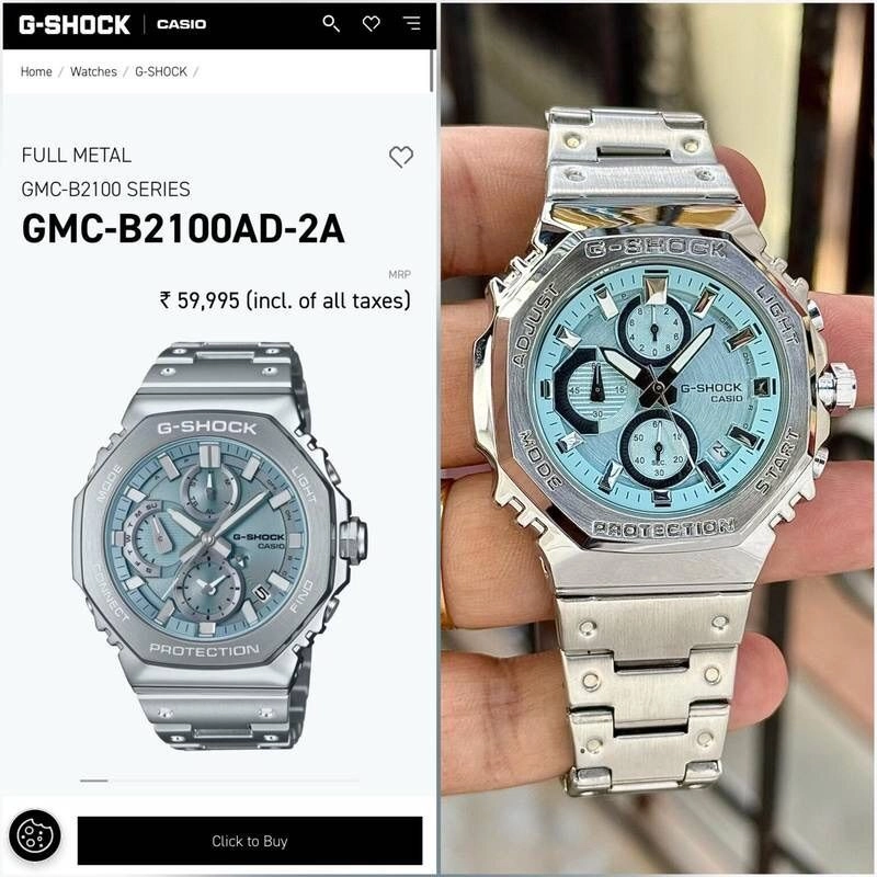G-Shock Ice Blue Dial 2