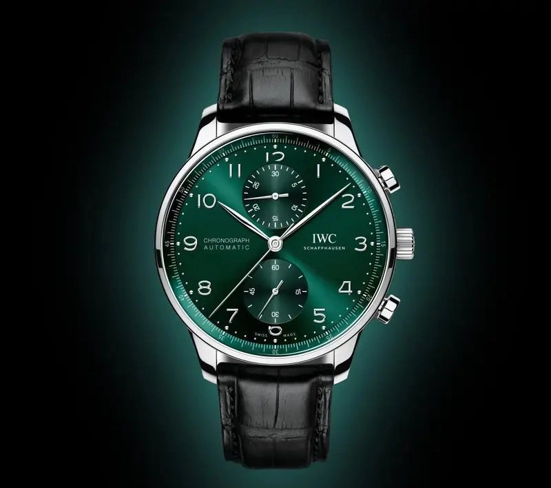 IWC Portugieser Green Dial Chronograph 1