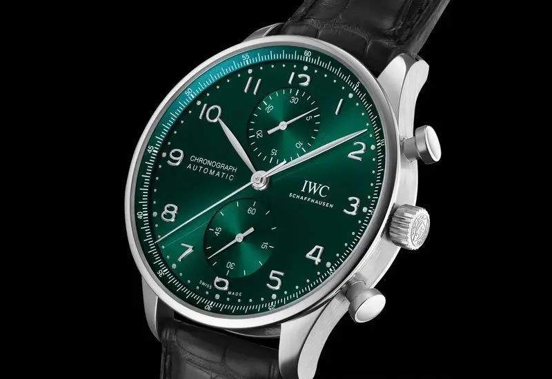IWC Portugieser Green Dial Chronograph 4