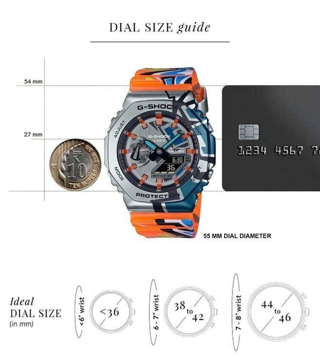 G-Shock GM2100 with silver metal body 2