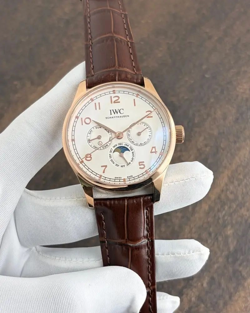 IWC Portugieser Perpetual White Dial Calendar 3