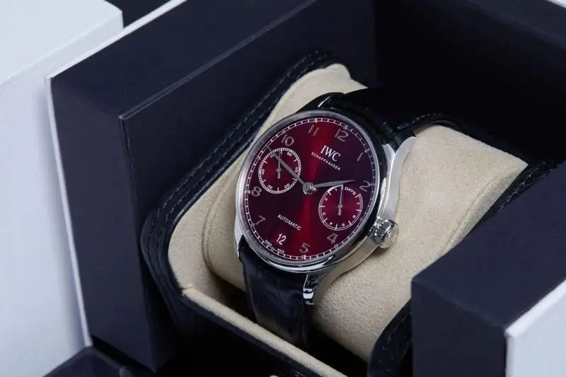 IWC Schaffhausen Portugieser Red Dial 4