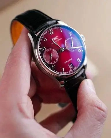 IWC Schaffhausen Portugieser Red Dial 5