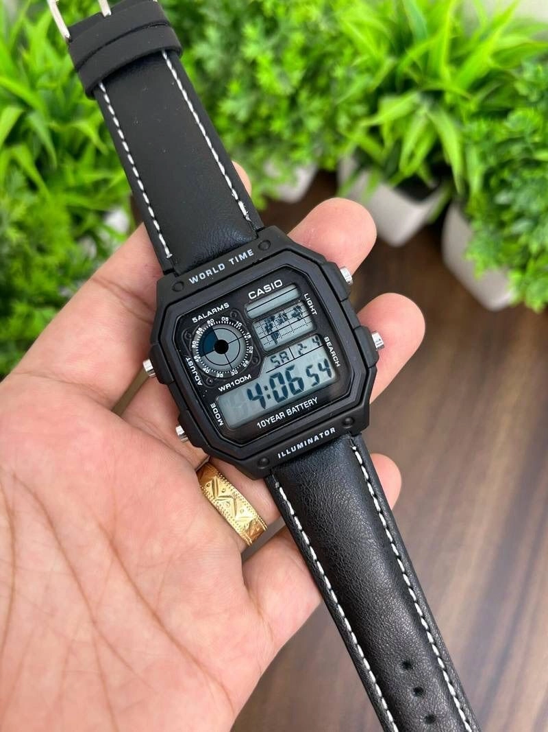 Casio AE-1200WHL-5AV Black Digital 2