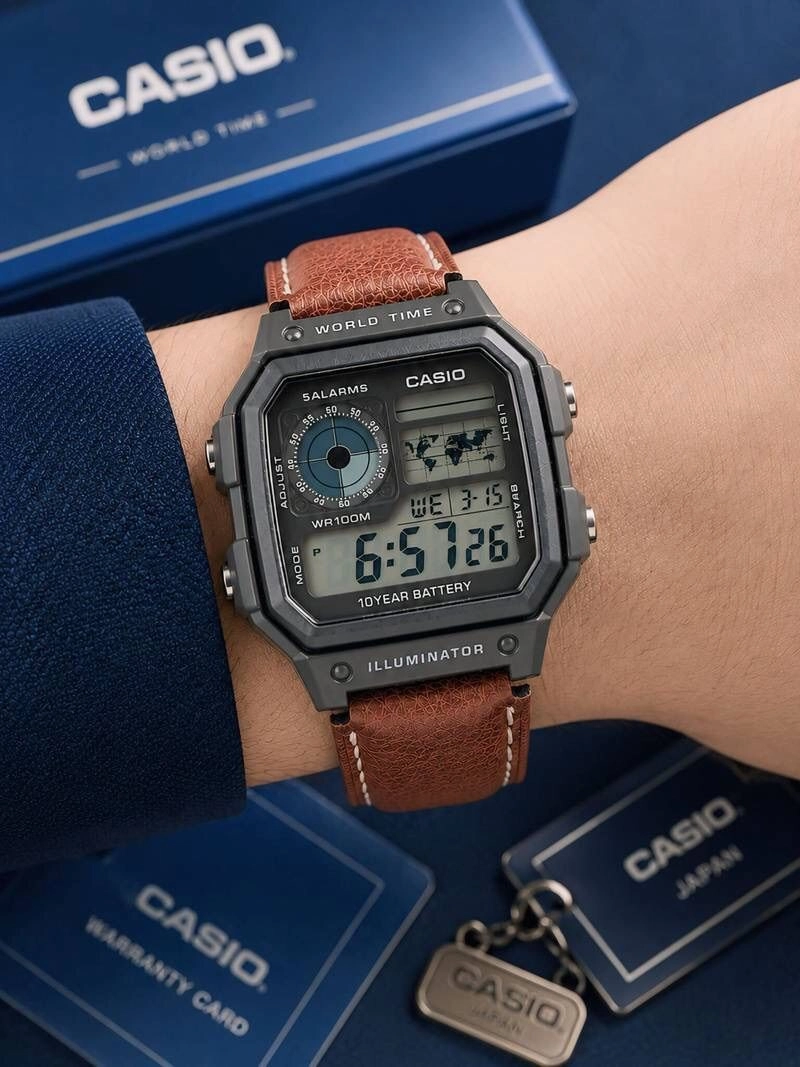 Casio Analog-Style Multi-Function Digital 1