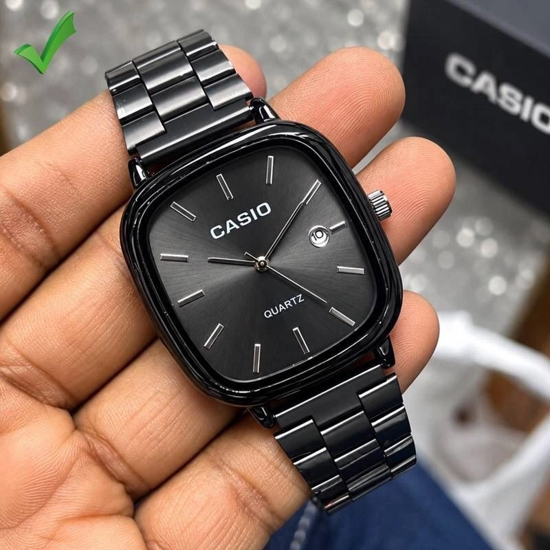 Casio Black Date Analog 3