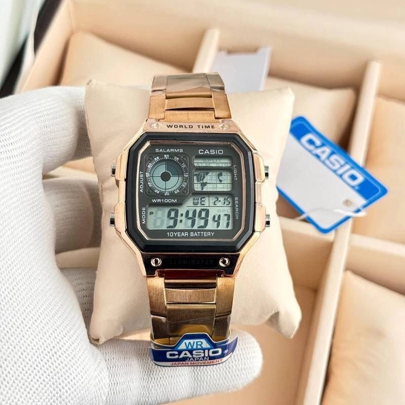 Casio Illuminator Square Dial Digital 2