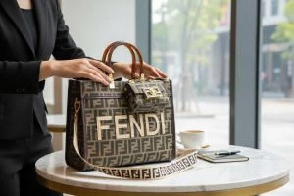 fend_roma_plain_ladies_trendy_leather_handbag_(6073)-35-cm-big-size 2
