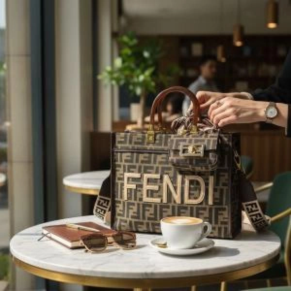 fend_roma_plain_ladies_trendy_leather_handbag_(6073)-35-cm-big-size 3