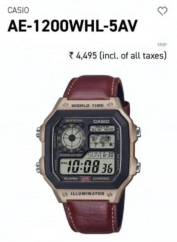 Casio Vintage Digital Edition For Mens 2