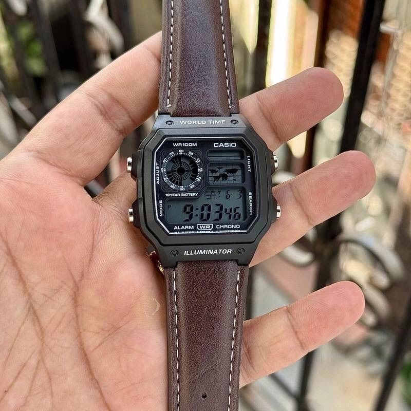 Casio Youth AE-1200WHL Black Vintage 1